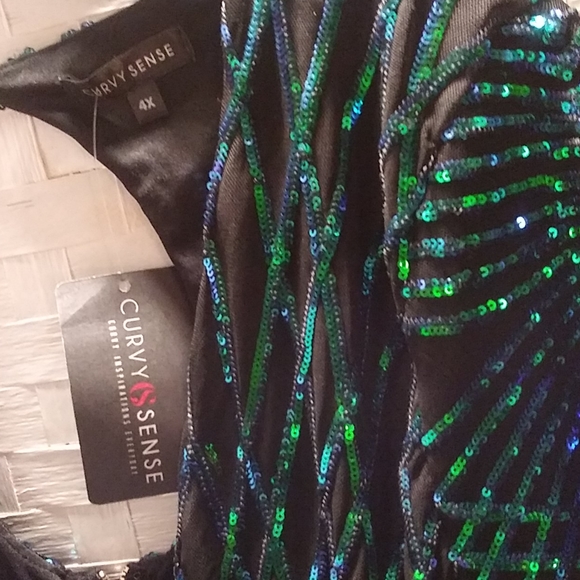 For Curvy Girls. Sequined Knit Mini NWT - Picture 8 of 14